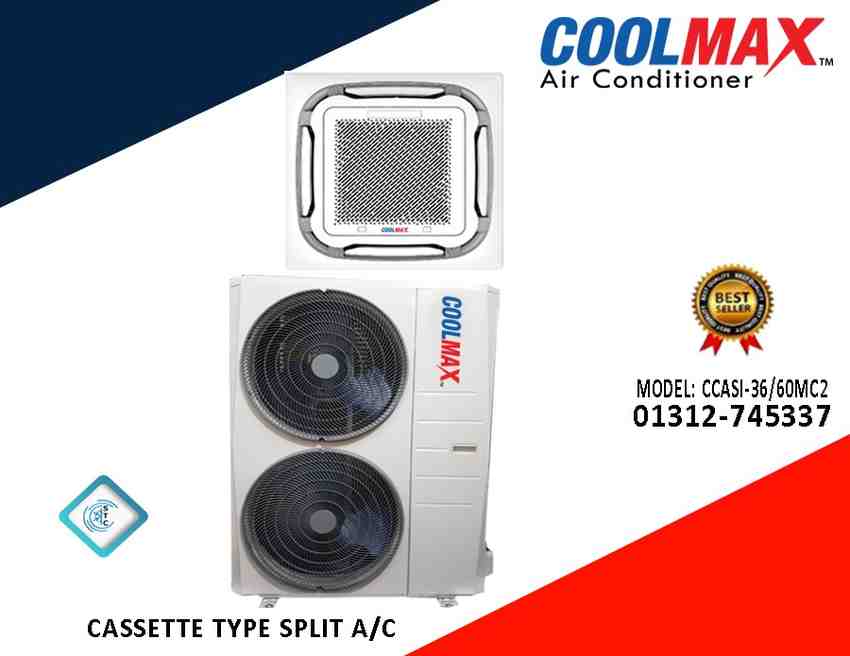 3.0 Ton Coolmax Brand Cassette Type AC (CCASI-36MC2)