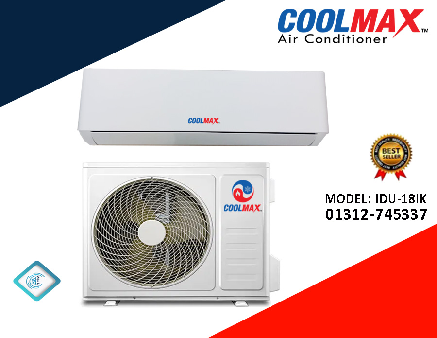 1.5 Ton Coolmax Brand Wall Type (Inverter) AC (IDU-18IK)