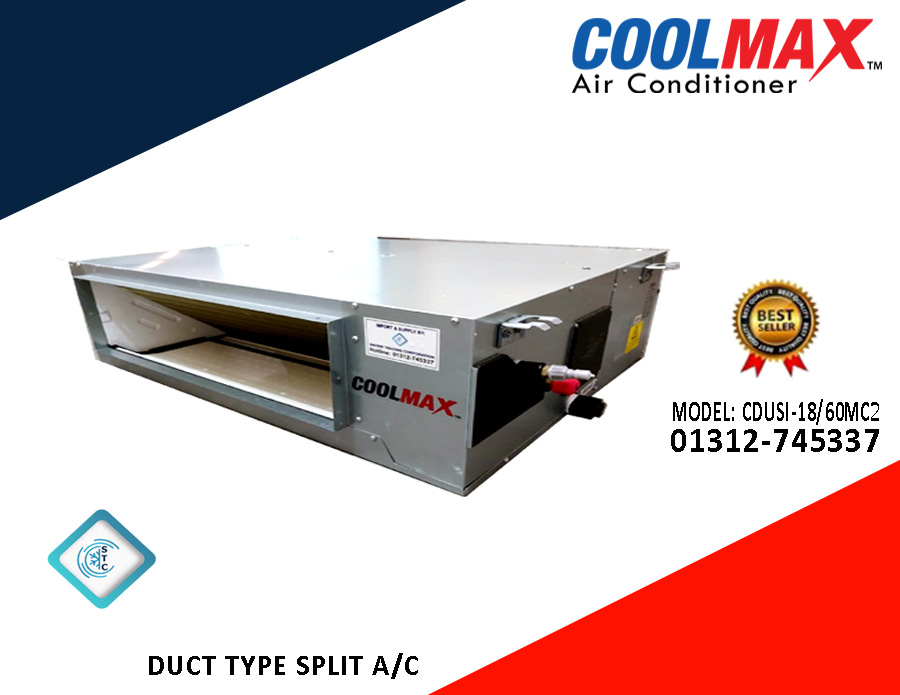 1.5 Ton Coolmax Brand Duct Type Ac (Cdusi-18Mc2)